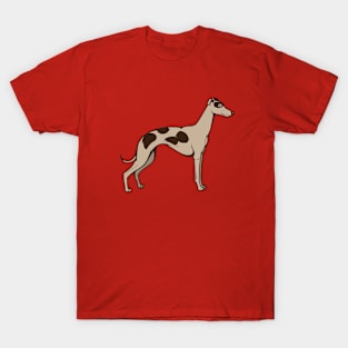 Running Machine Greyhound Dog Art T-Shirt